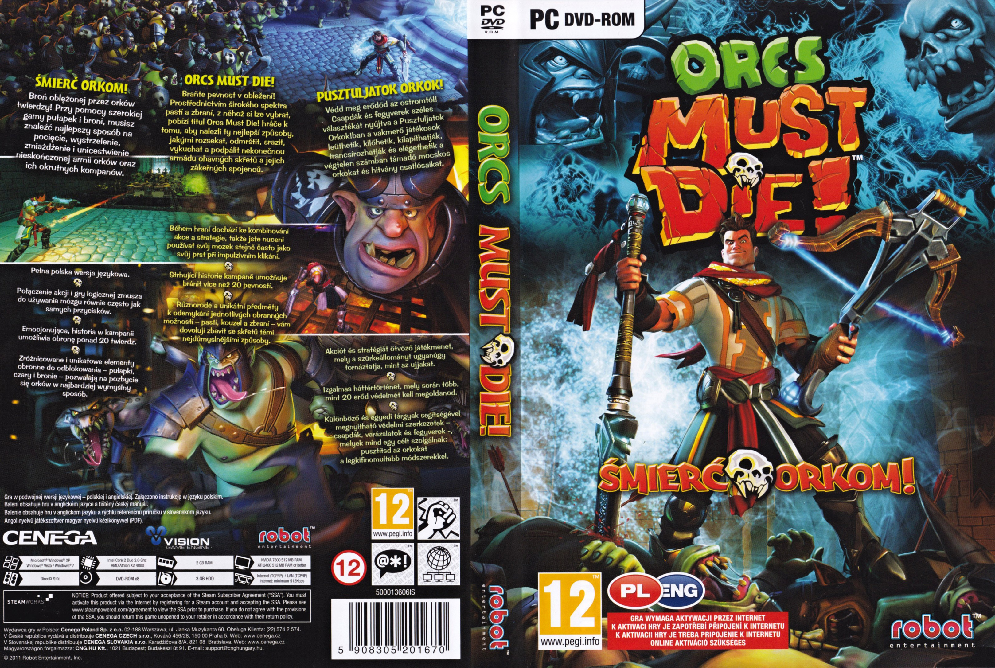 Orcs Must Die! - DVD obal