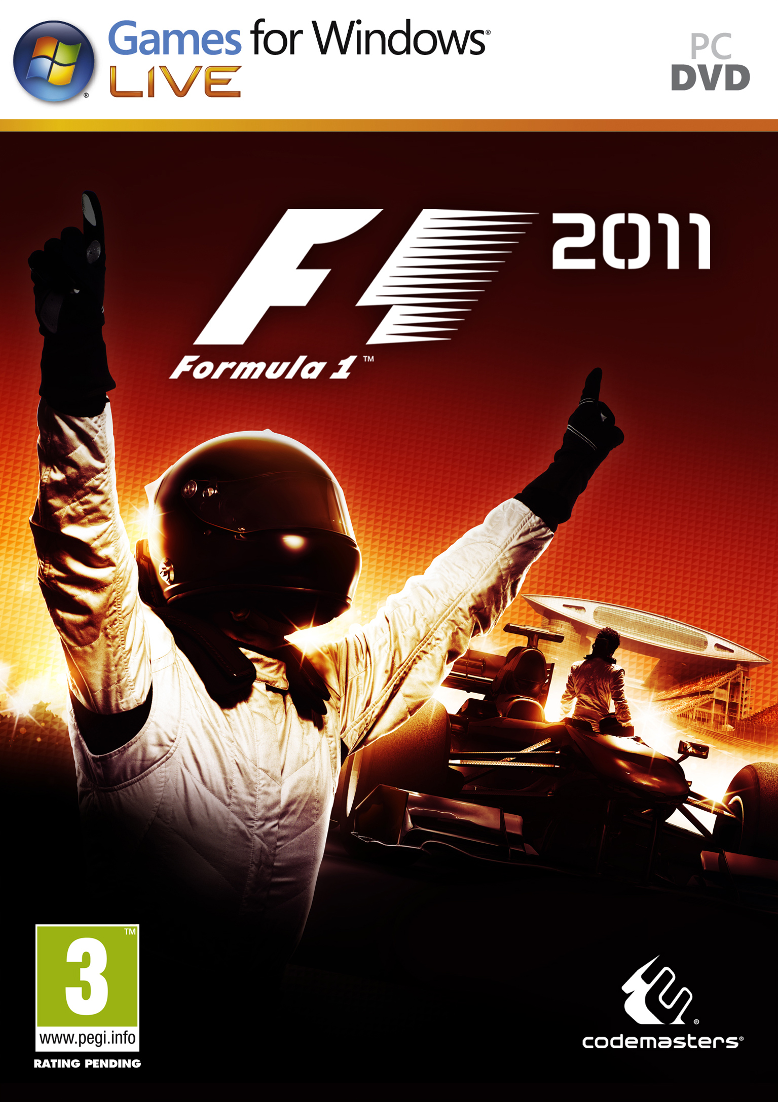 F1 2011 - predn DVD obal