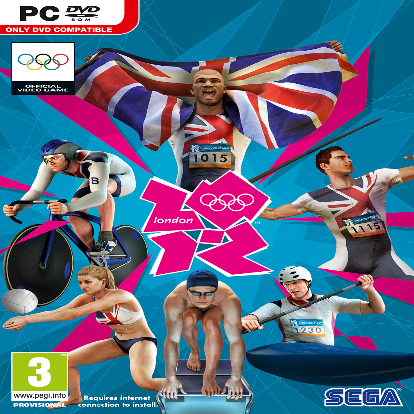 London 2012: The Official Video Game of the Olympic Games - predn CD obal 2