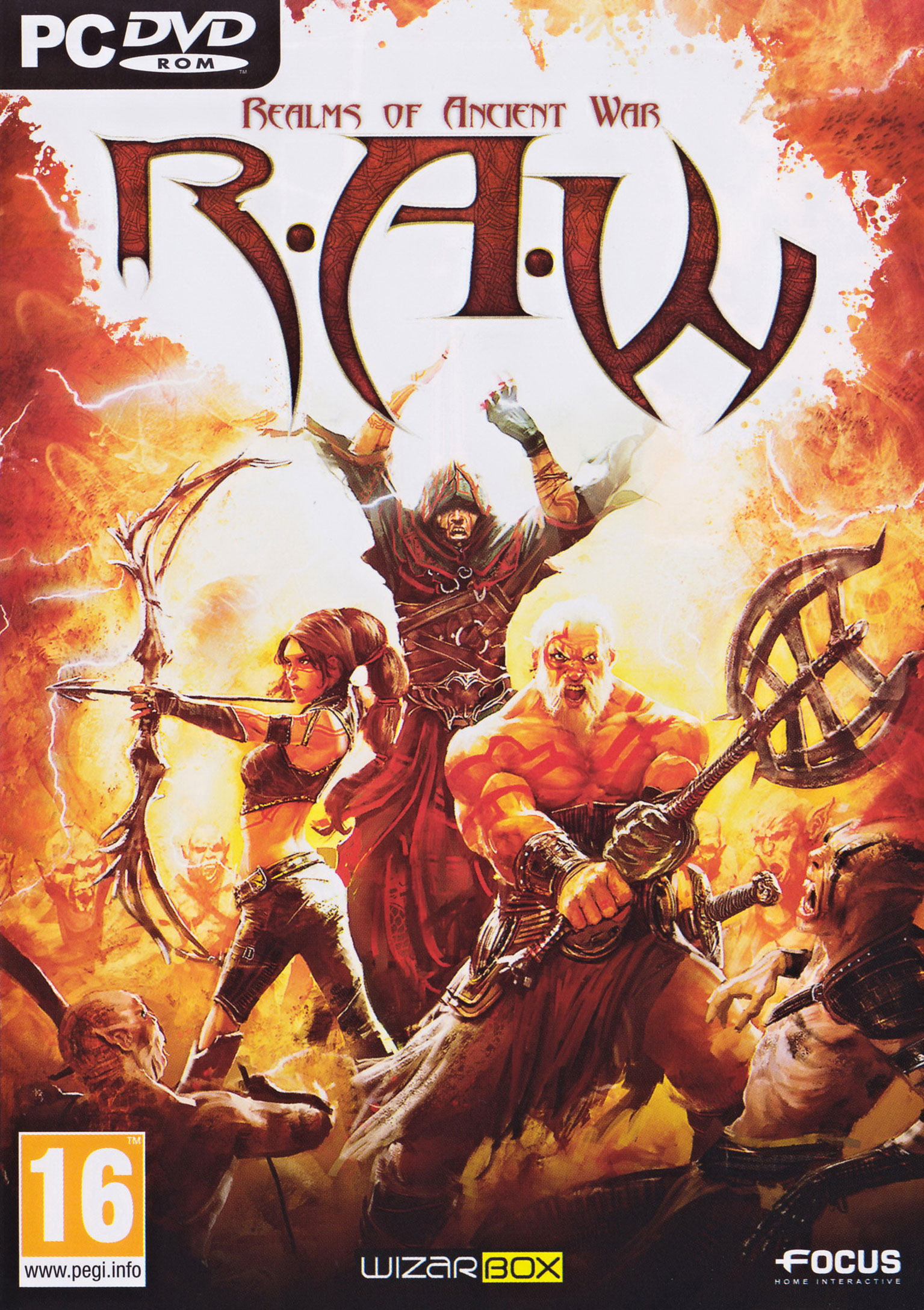 R.A.W. Realms of Ancient War - predn DVD obal