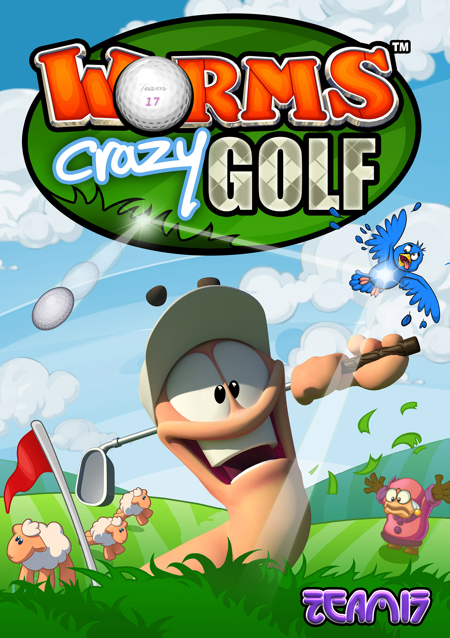 Worms Crazy Golf - predn DVD obal