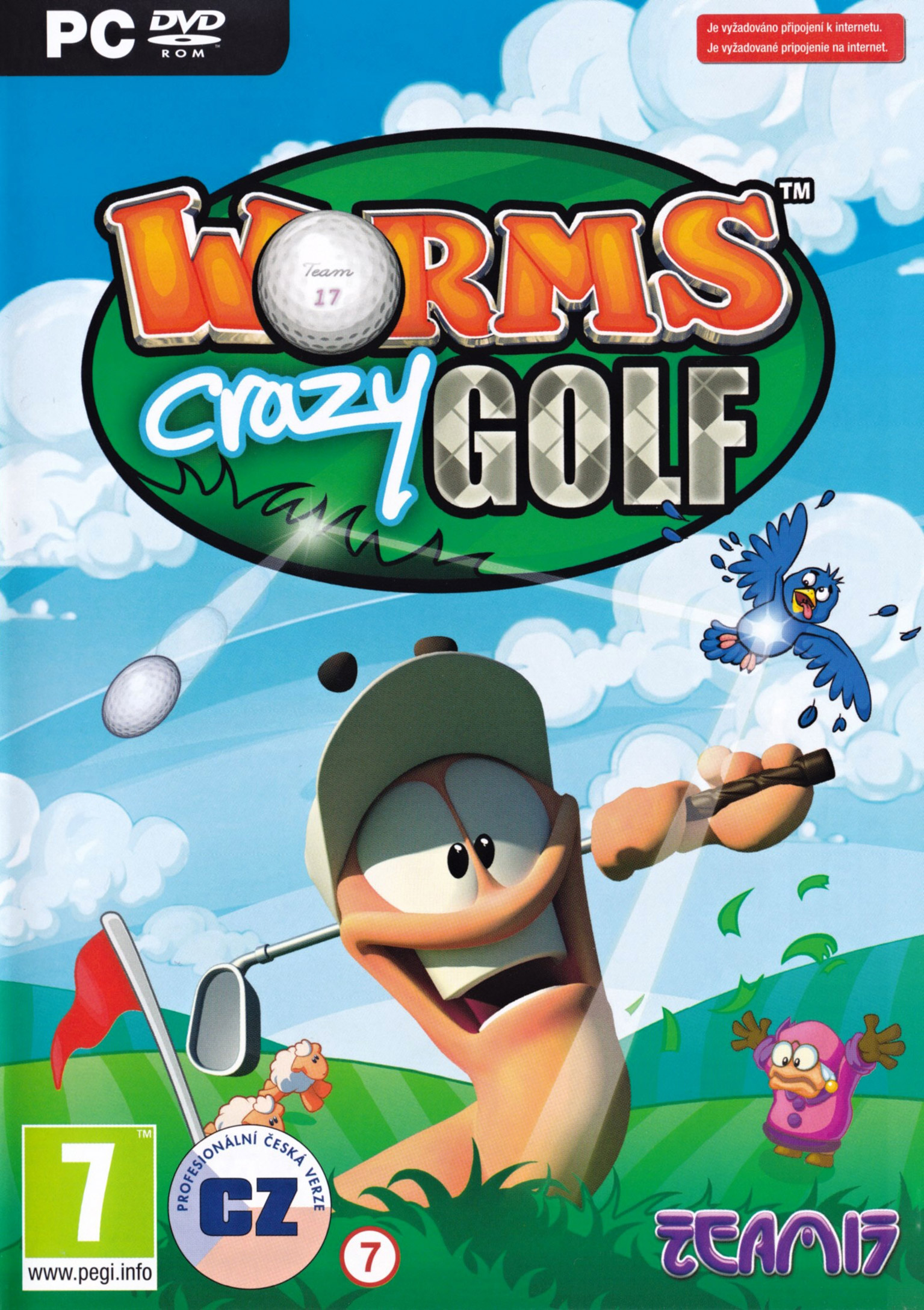 Worms Crazy Golf - predn DVD obal 2