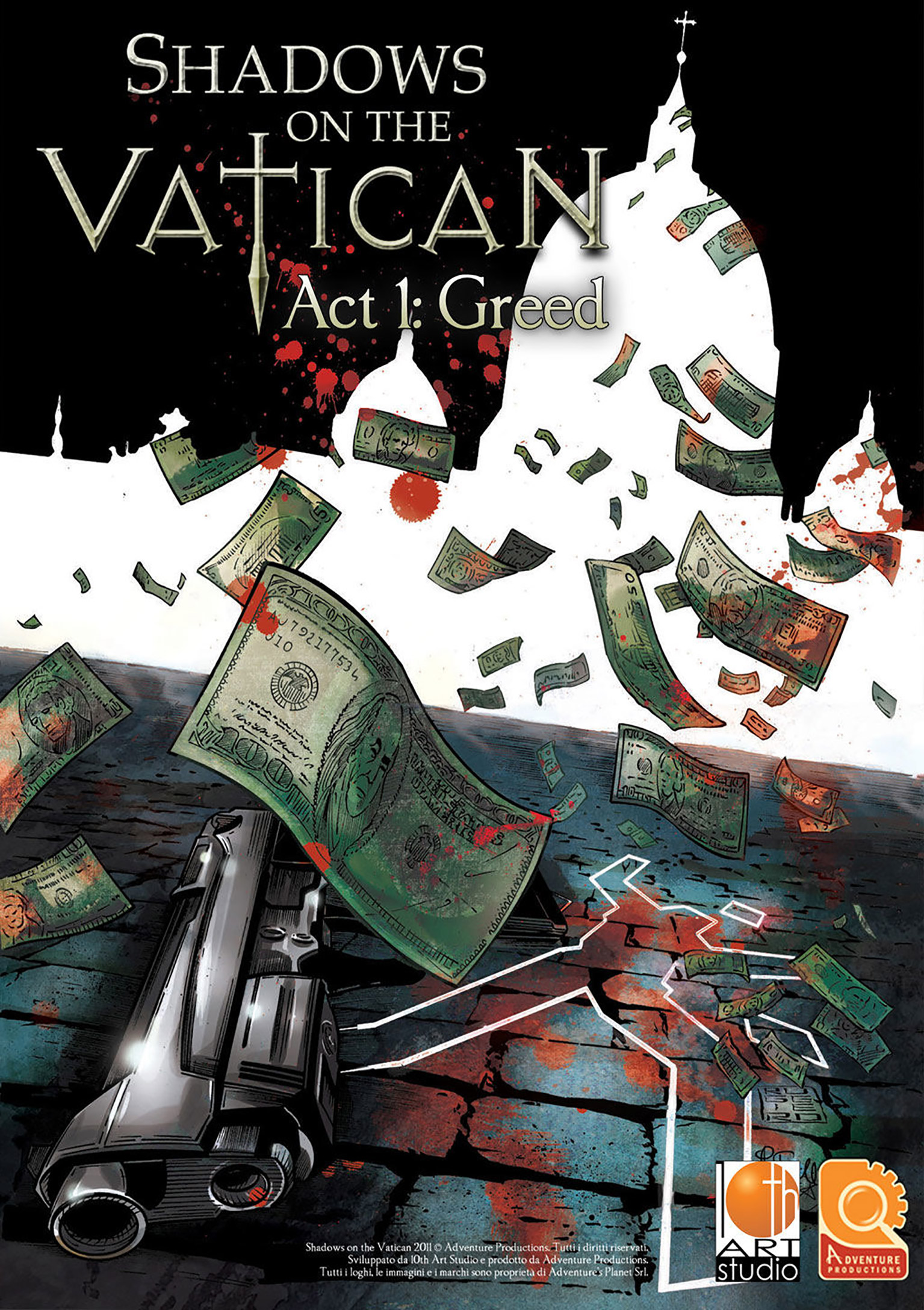 Shadows on the Vatican - Act I: Greed - predn DVD obal