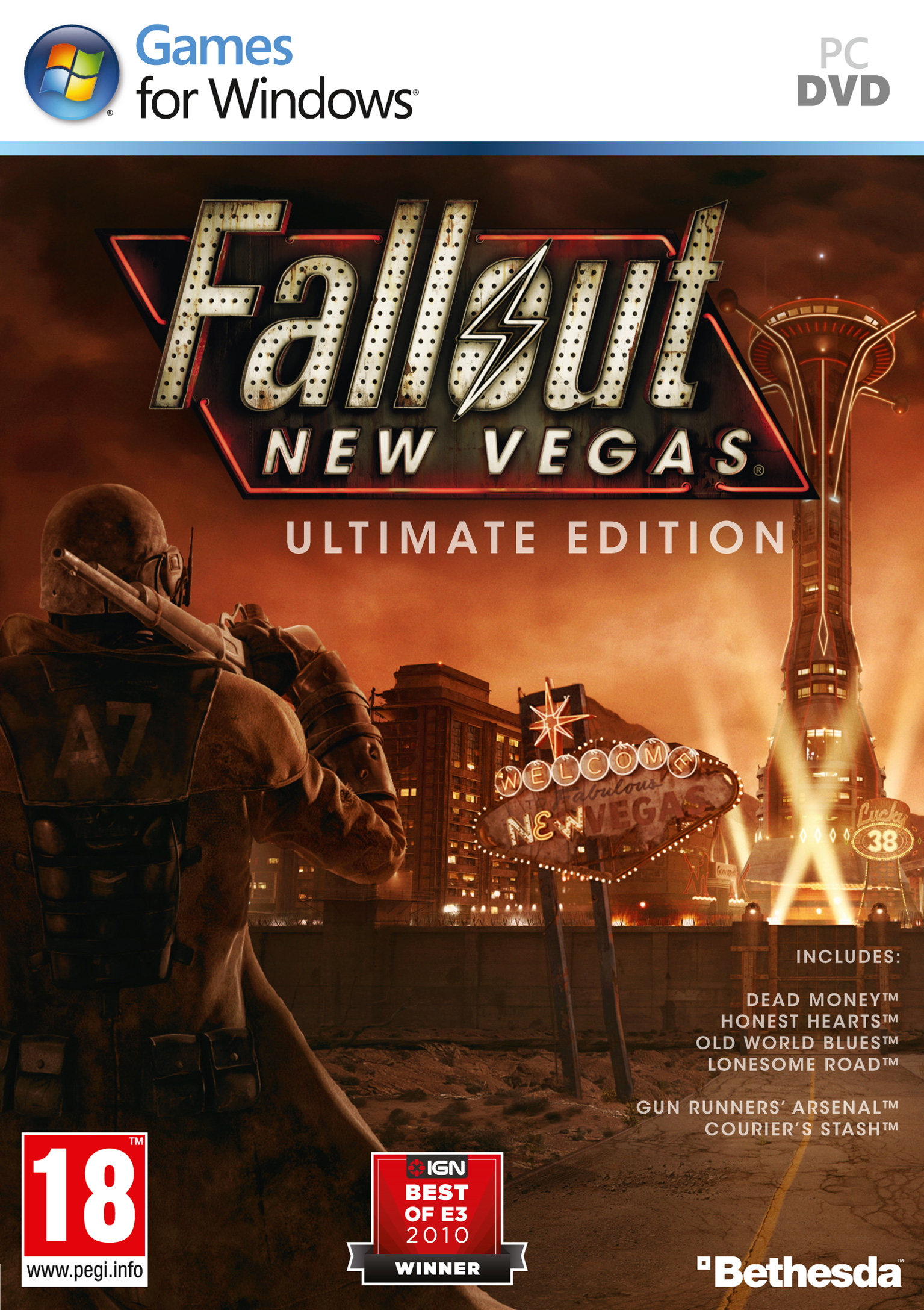 Fallout: New Vegas Ultimate Edition - predn DVD obal