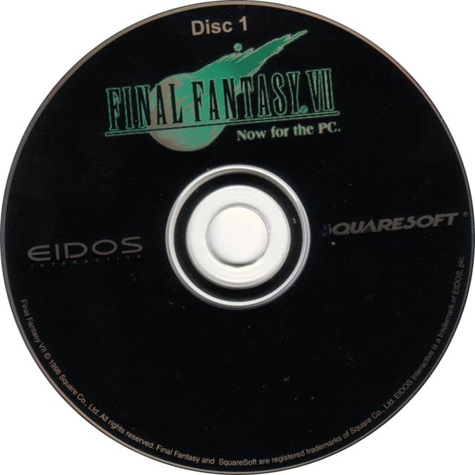 Final Fantasy VII - CD obal