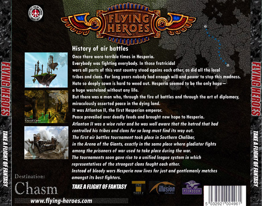 Flying Heroes - zadn CD obal