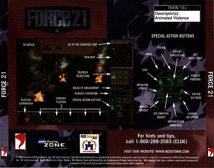 Force 21 - zadn CD obal