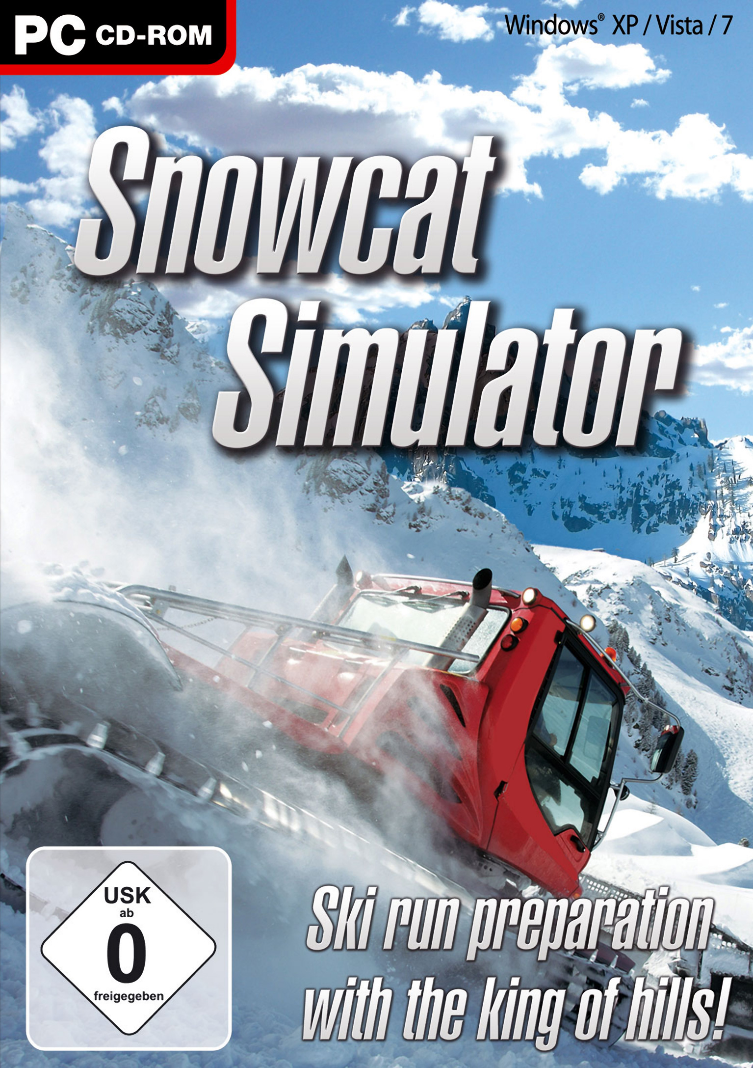 Snowcat Simulator - predn DVD obal