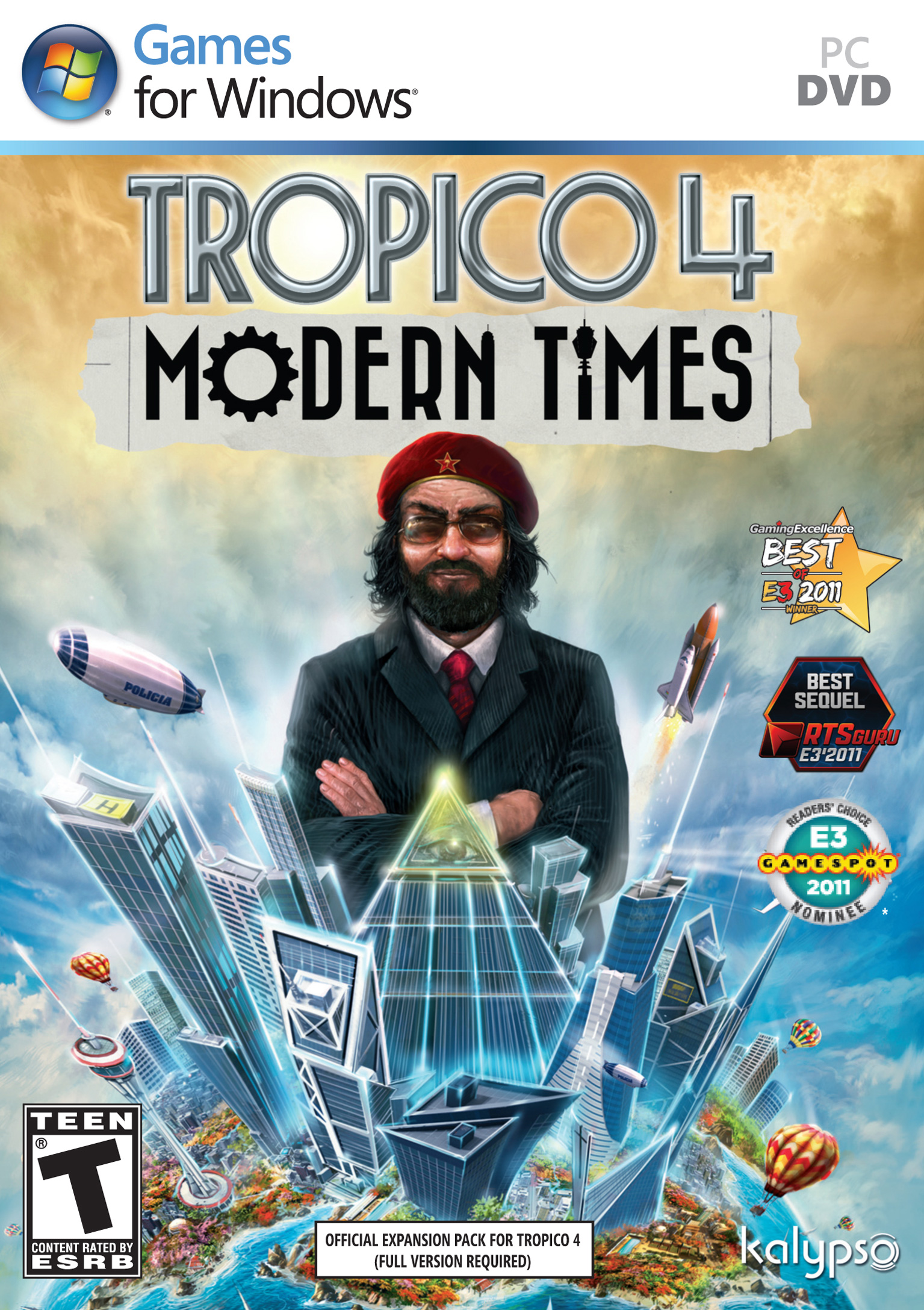 Tropico 4: Modern Times - predn DVD obal