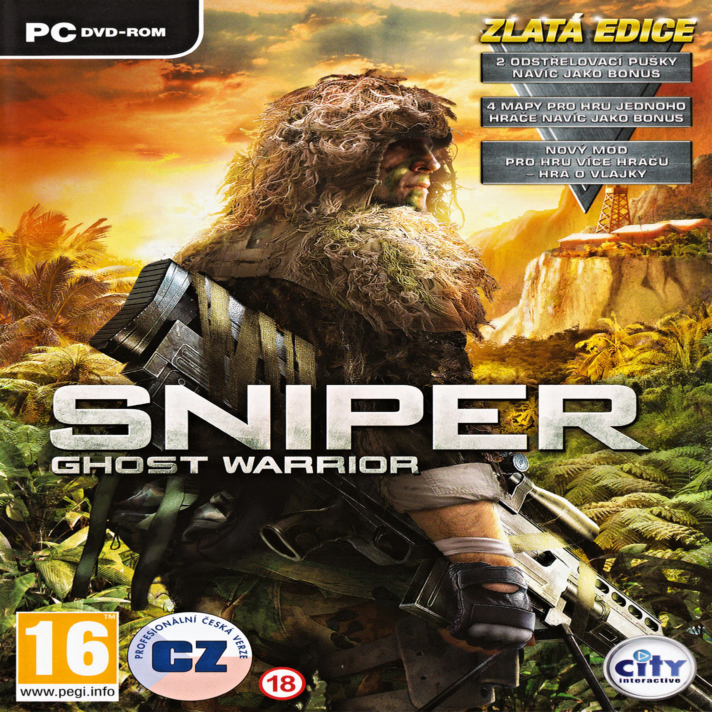 Sniper: Ghost Warrior - Gold Edition - predn CD obal