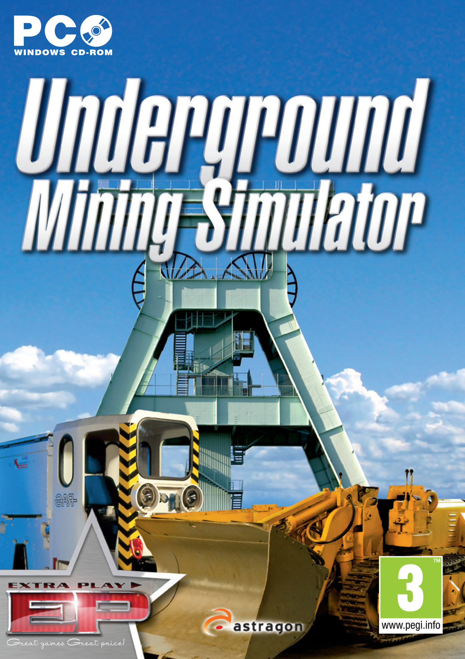 Underground Mining Simulator - predn DVD obal