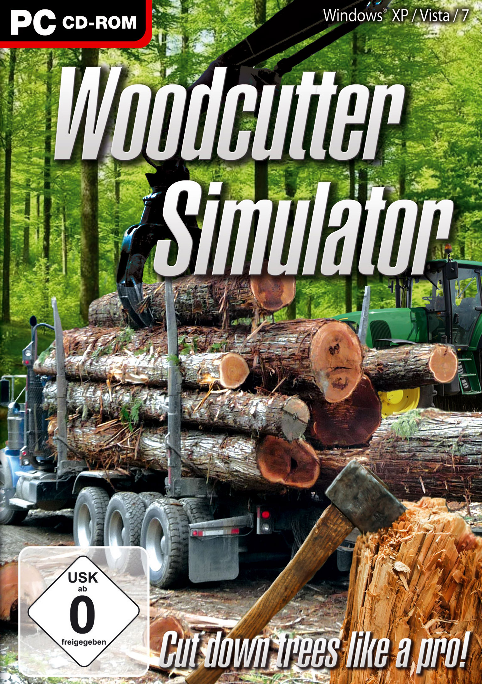 Woodcutter Simulator - predn DVD obal
