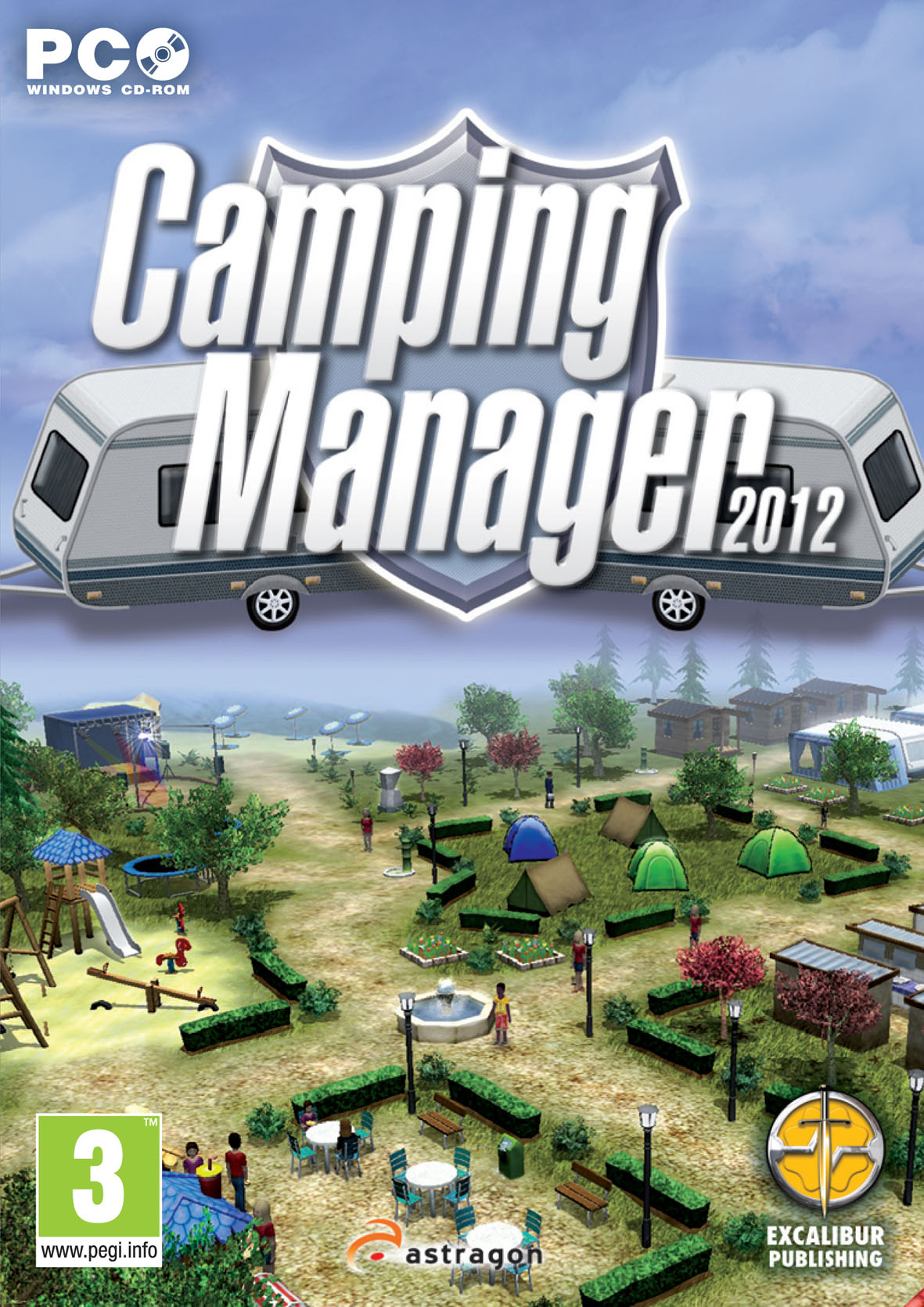 Camping Manager 2012 - predn DVD obal