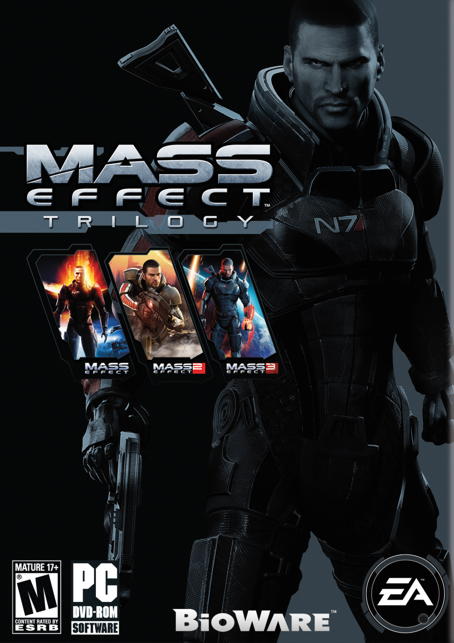 Mass Effect Trilogy - predn DVD obal