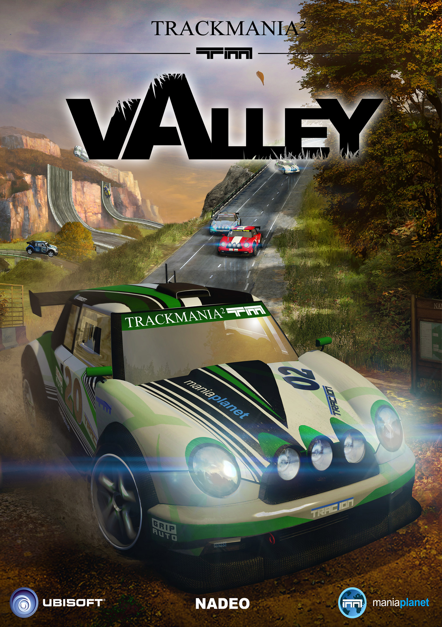 TrackMania 2: Valley - predn DVD obal