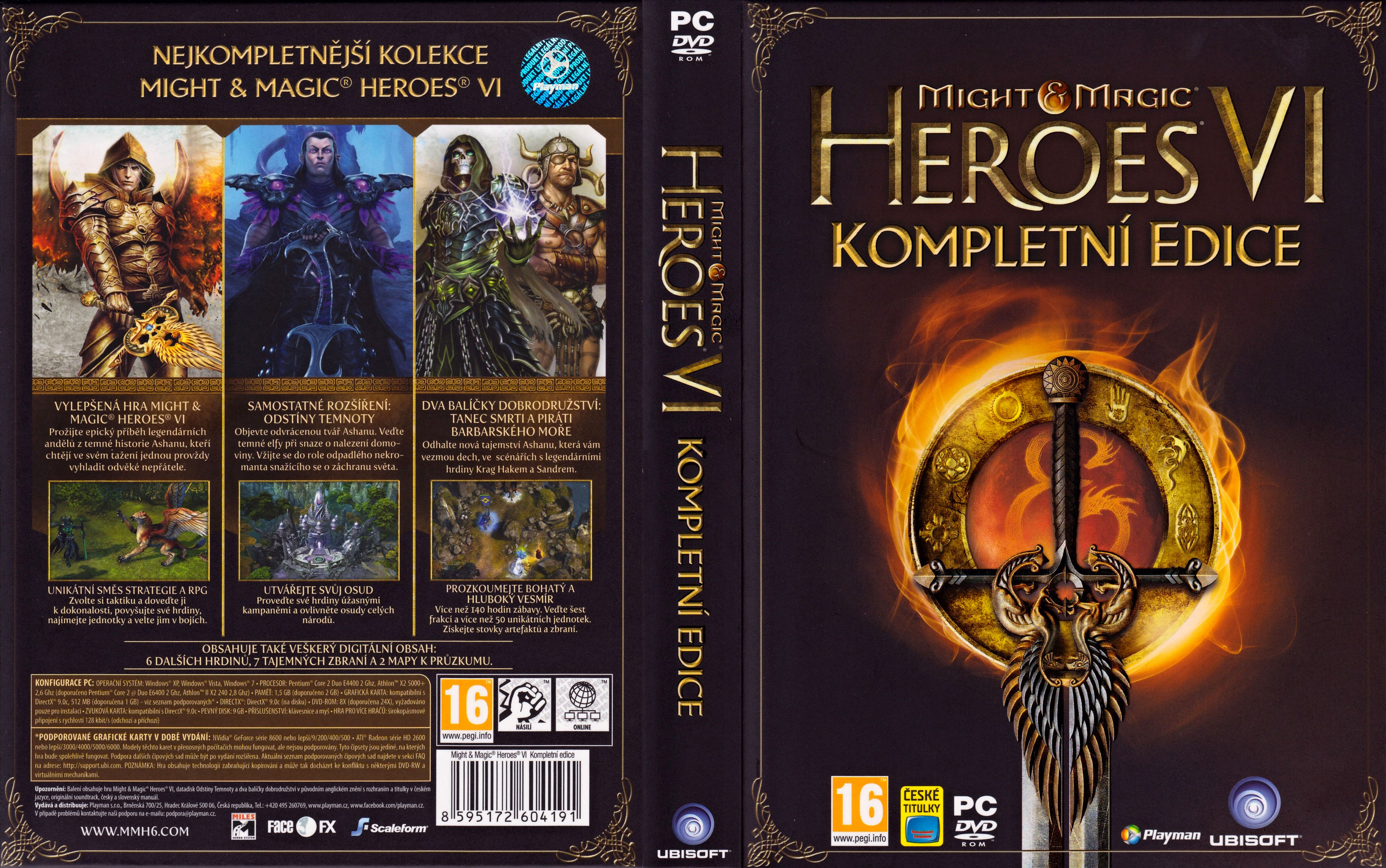 Might & Magic Heroes VI: Complete Edition - DVD obal