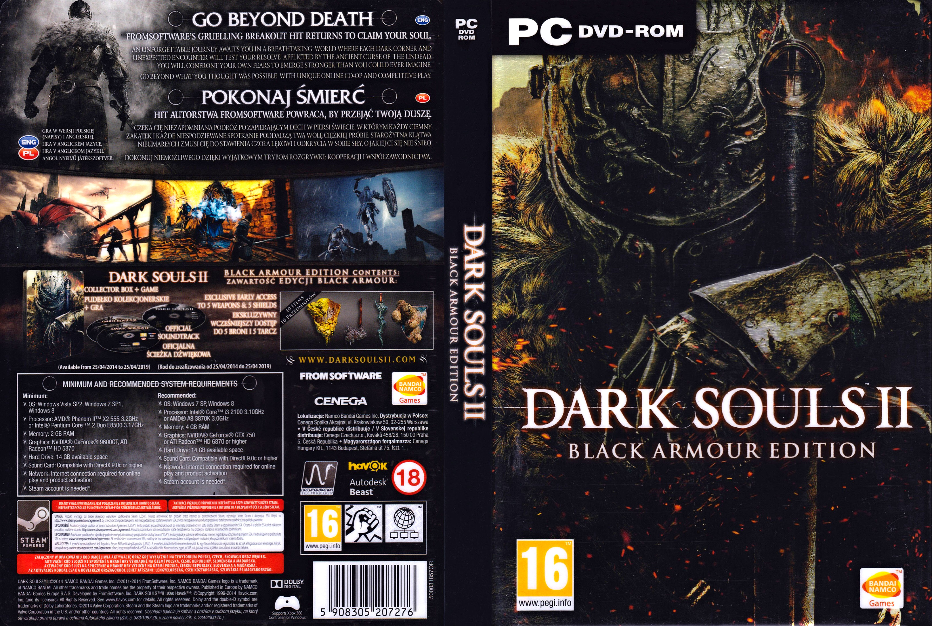 Dark Souls II - DVD obal