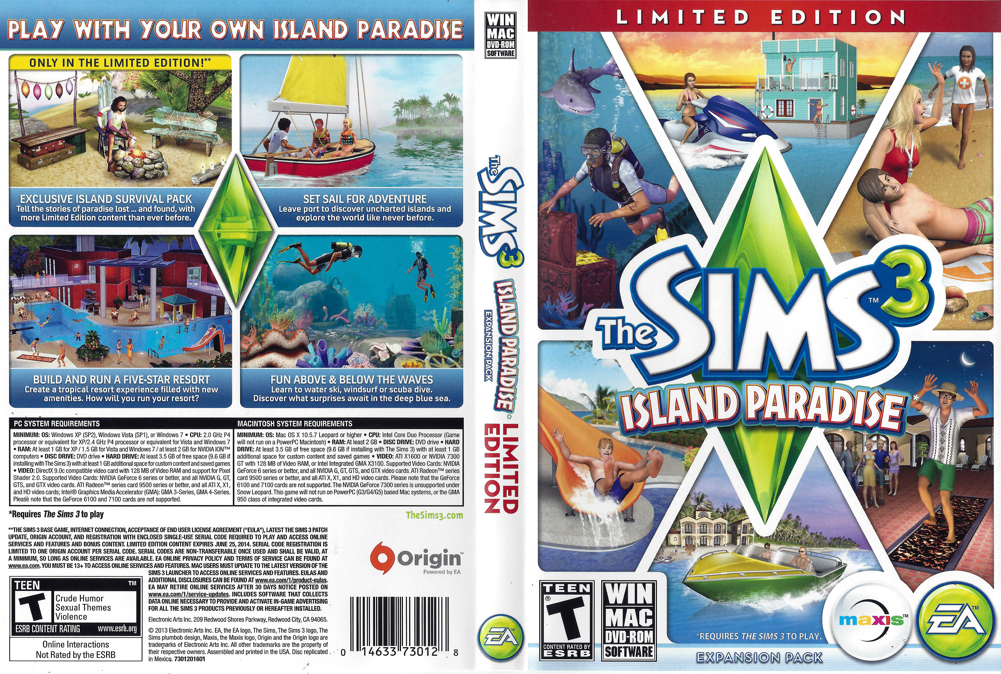 The Sims 3: Island Paradise - DVD obal 2