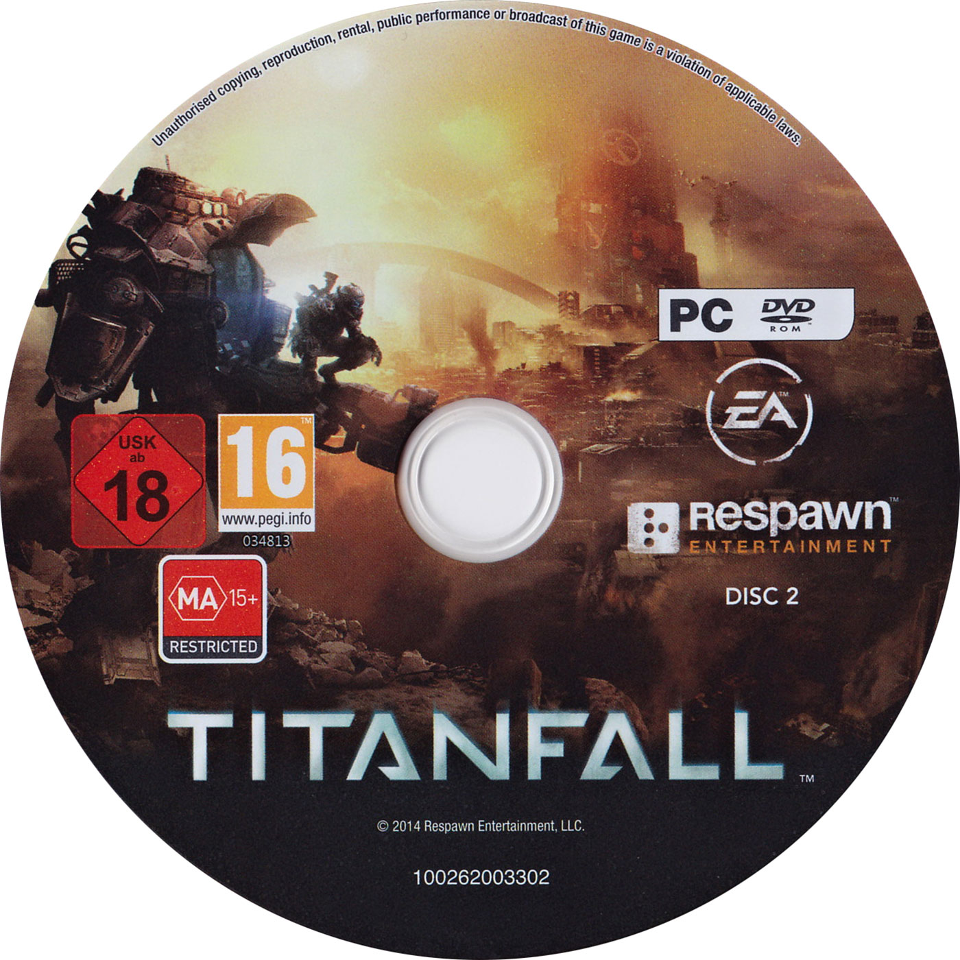 Titanfall - CD obal 2