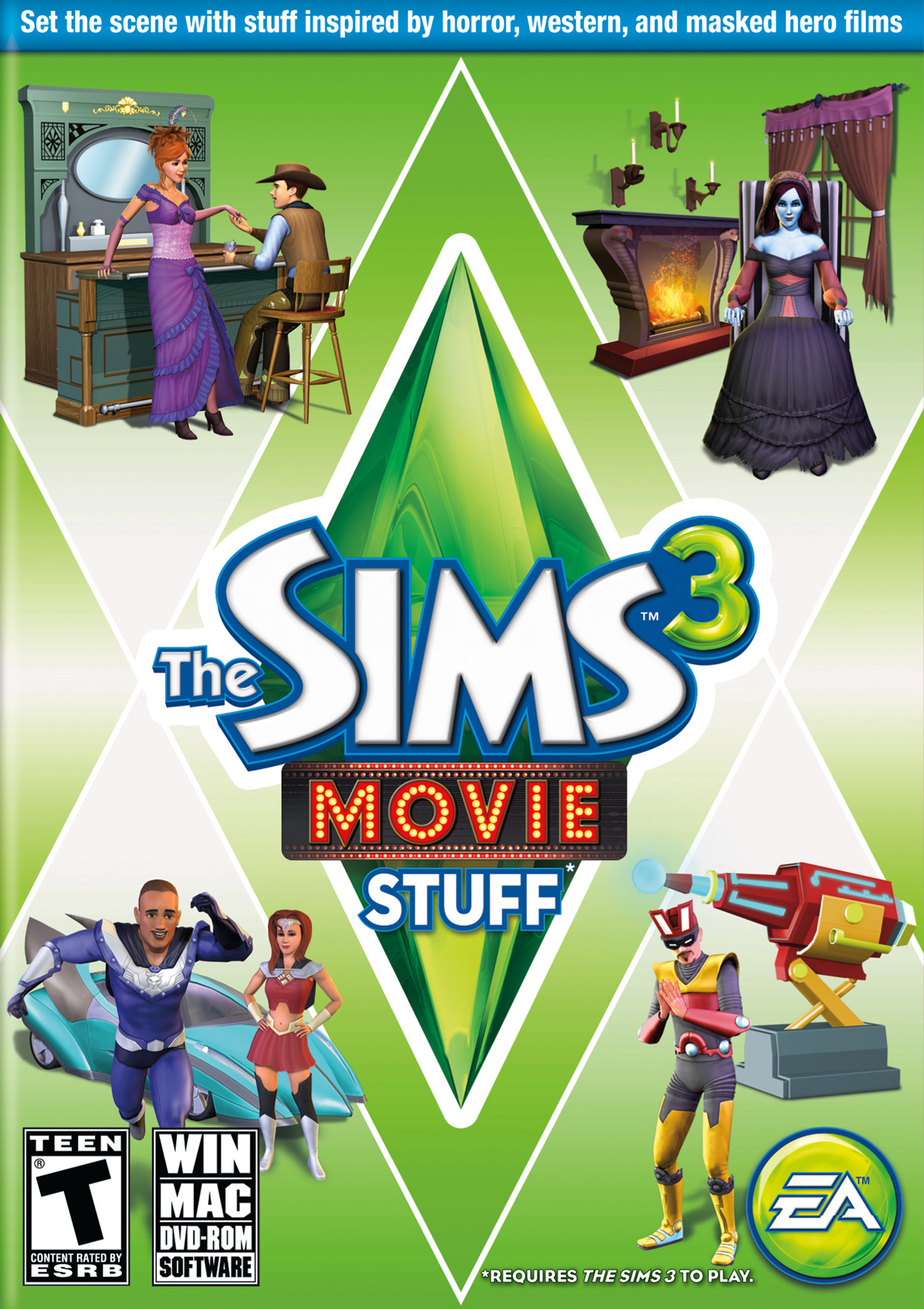 The Sims 3: Movie Stuff - predn DVD obal