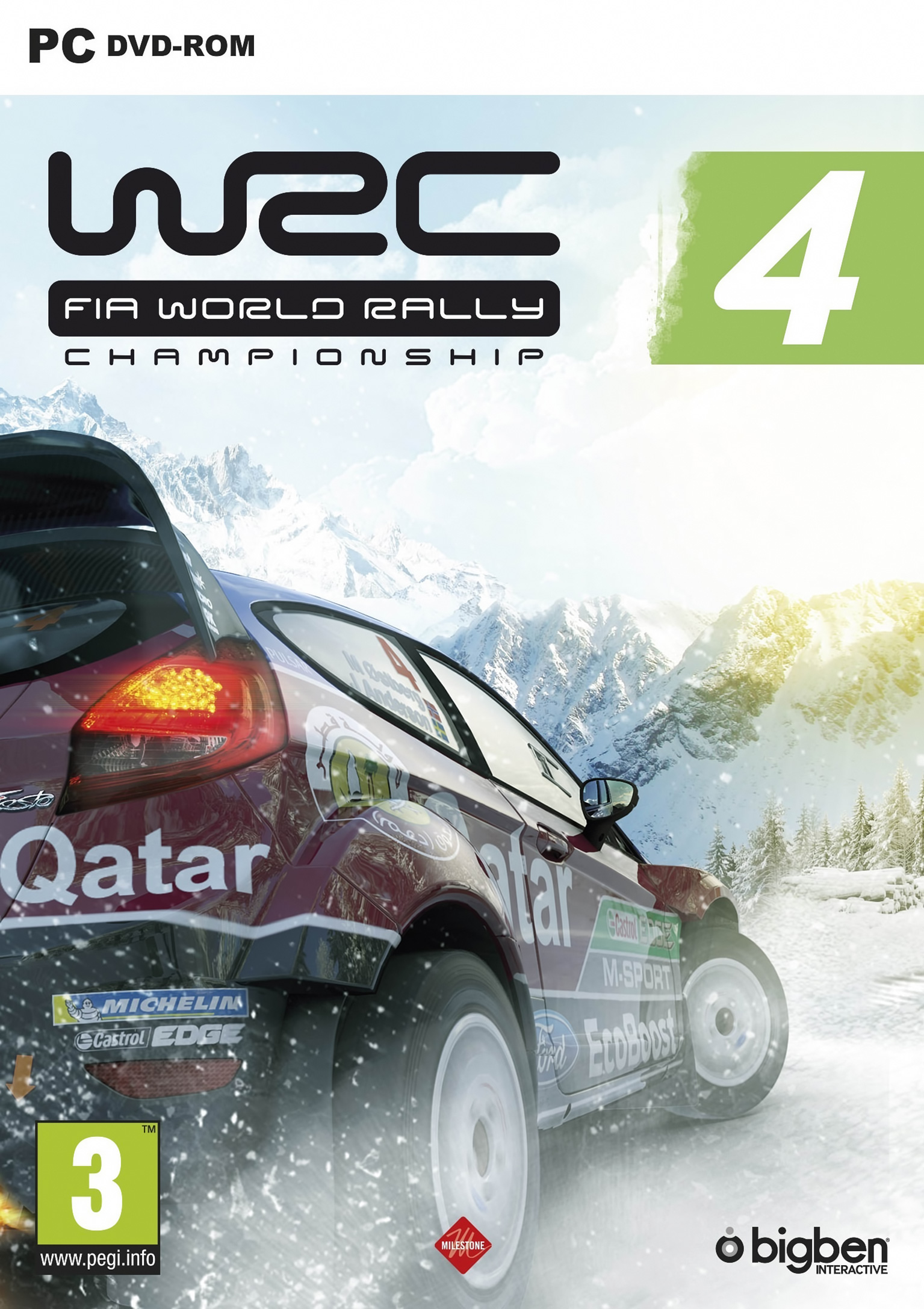 WRC 4 - predn DVD obal
