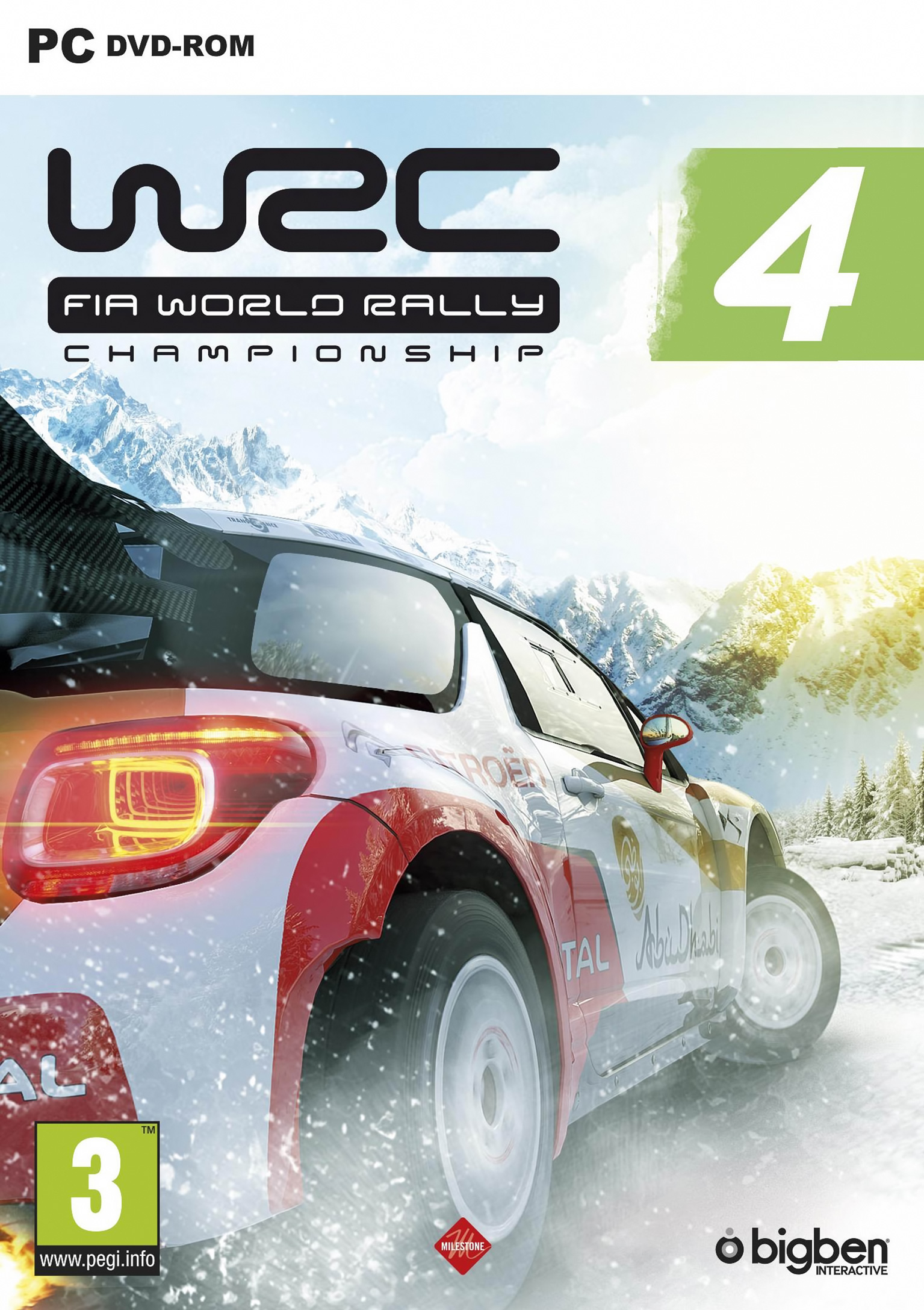 WRC 4 - predn DVD obal 2