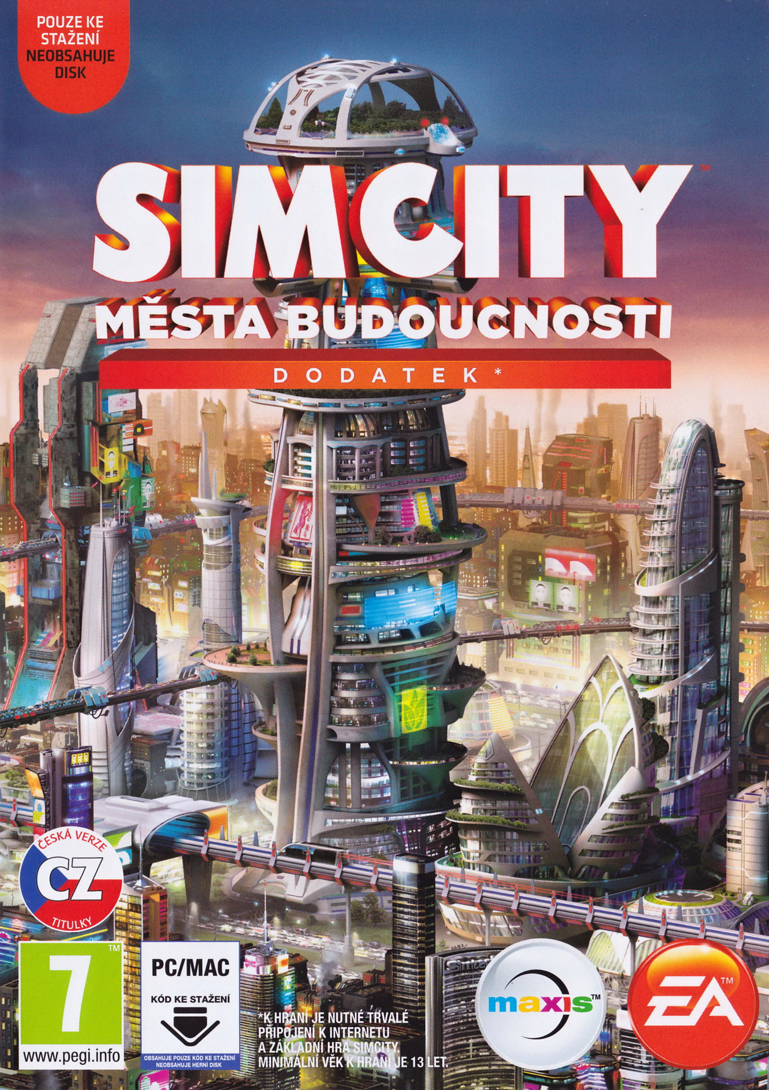 SimCity: Cities of Tomorrow - predn DVD obal 2