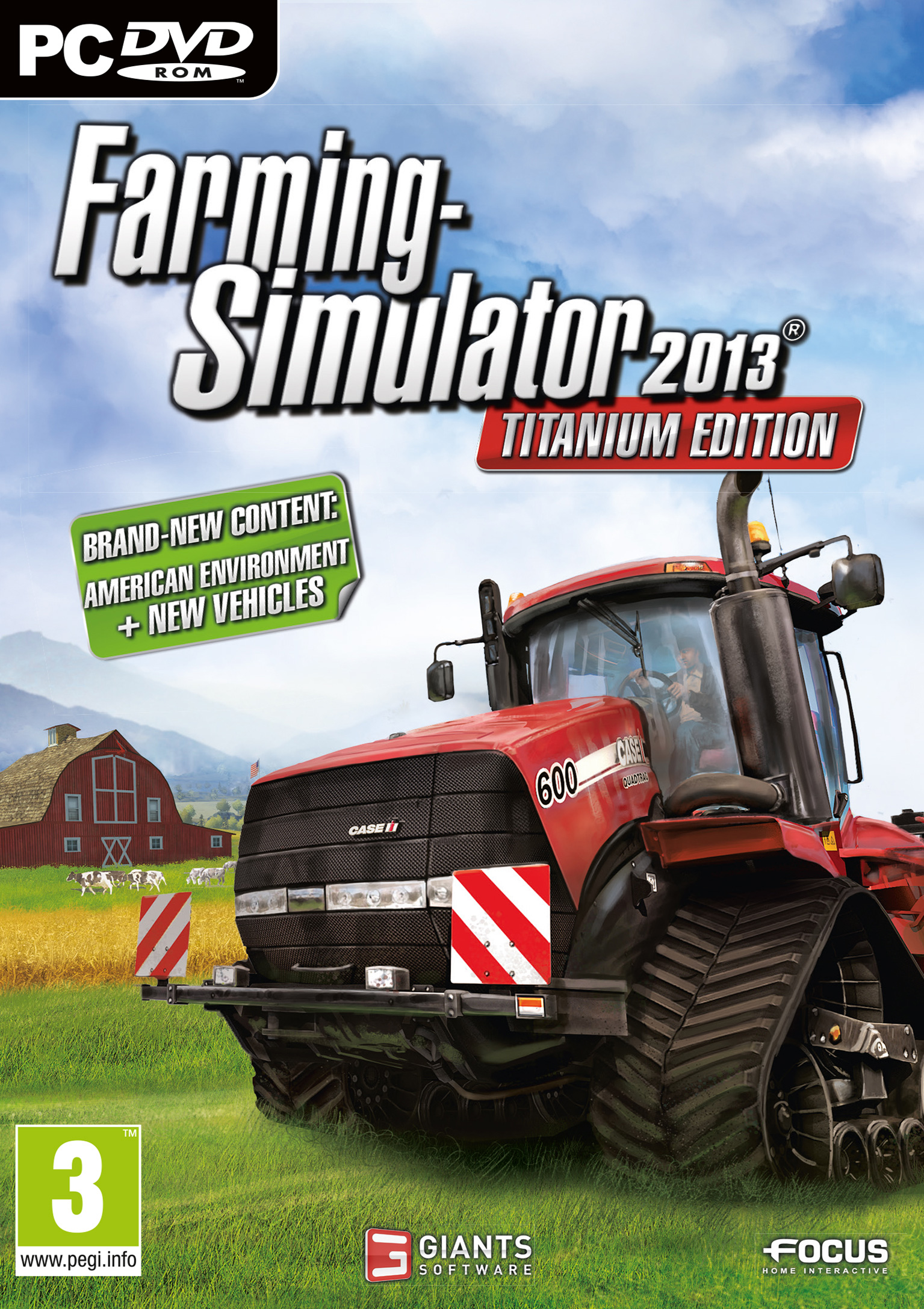 Farming Simulator 2013: Titanium Edition - predn DVD obal