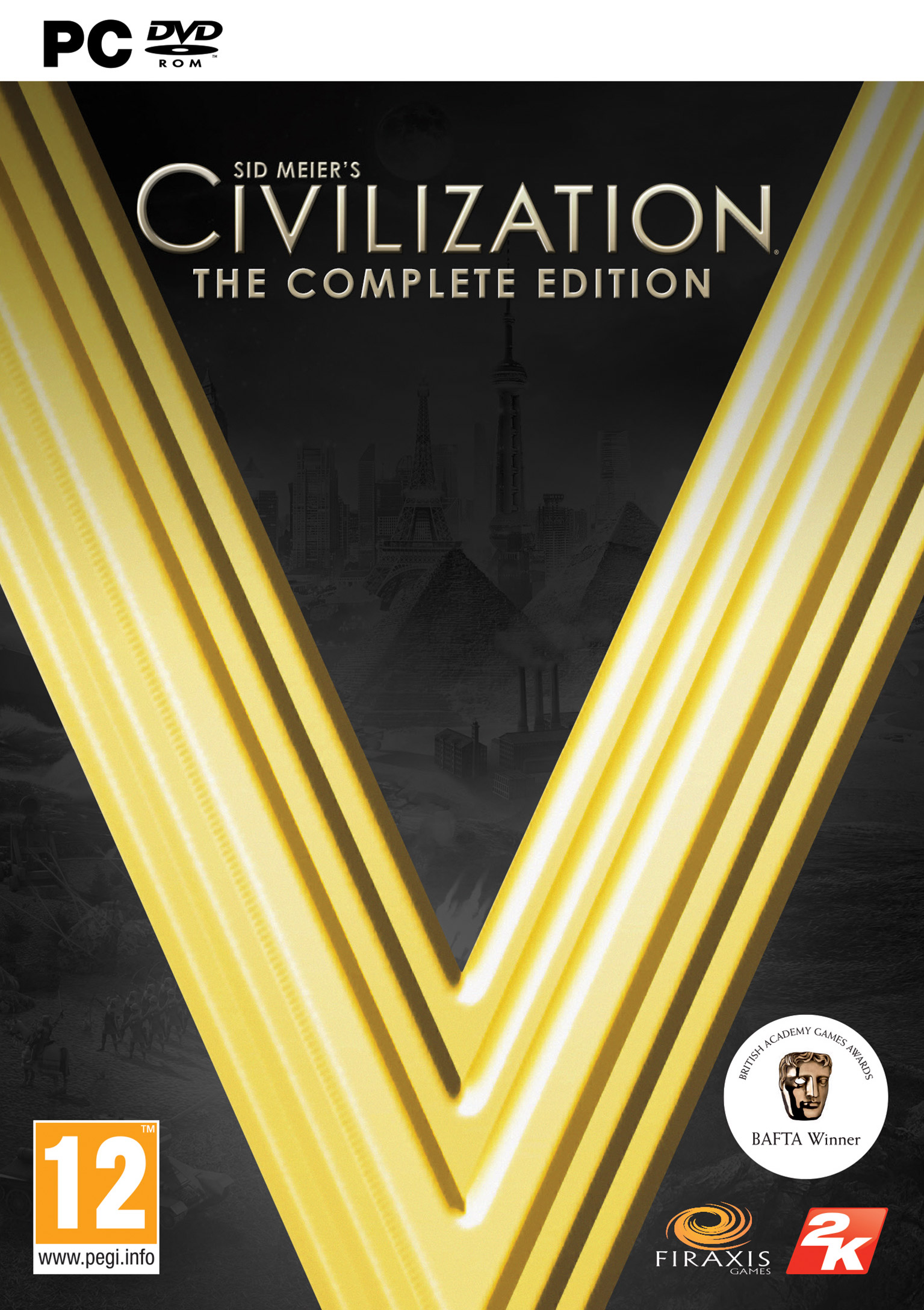 Civilization V: The Complete Edition - predn DVD obal