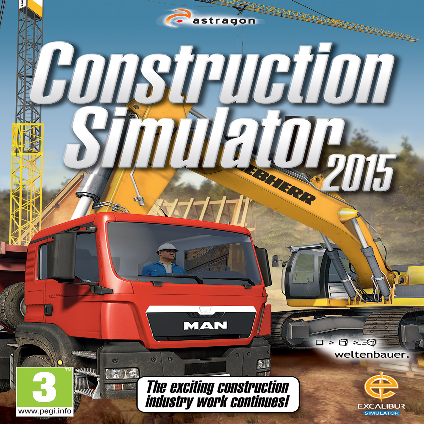Construction Simulator 2015 - predn CD obal