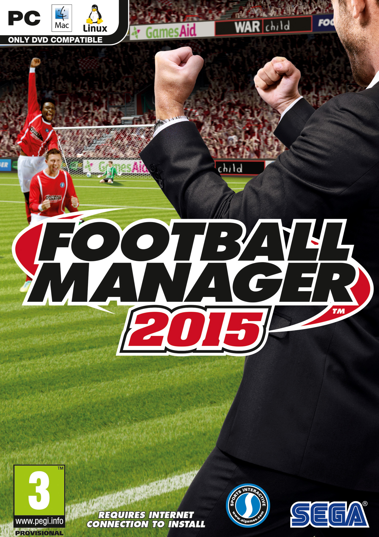 Football Manager 2015 - predn DVD obal