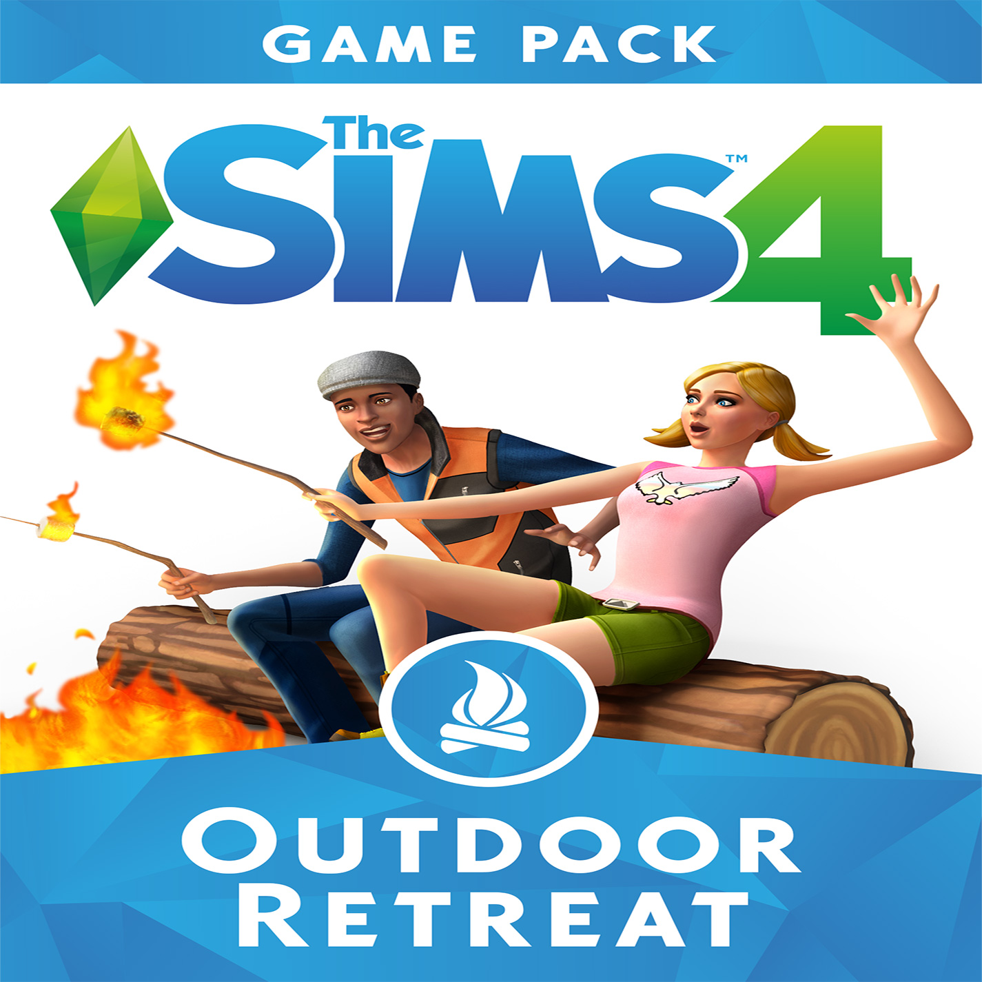 The Sims 4: Outdoor Retreat - predn CD obal