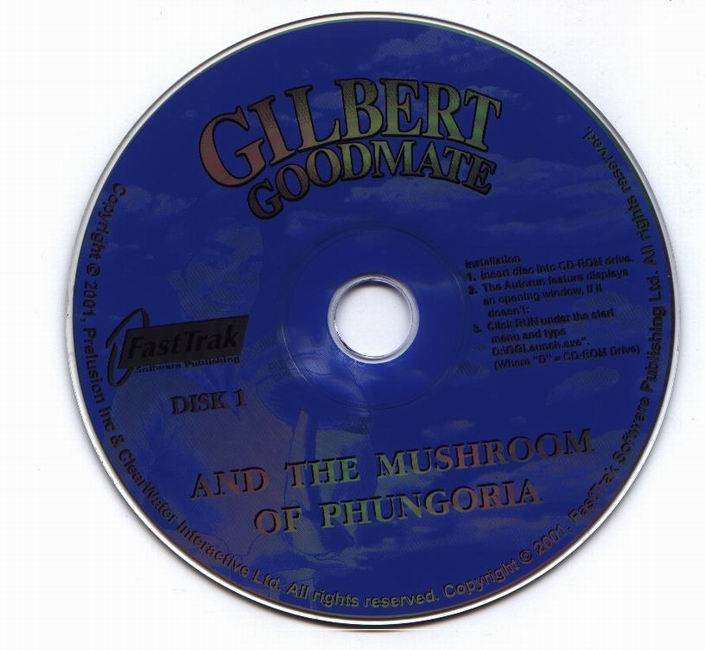 Gilbert Goodmate: And the Mushroom of Phungoria - CD obal