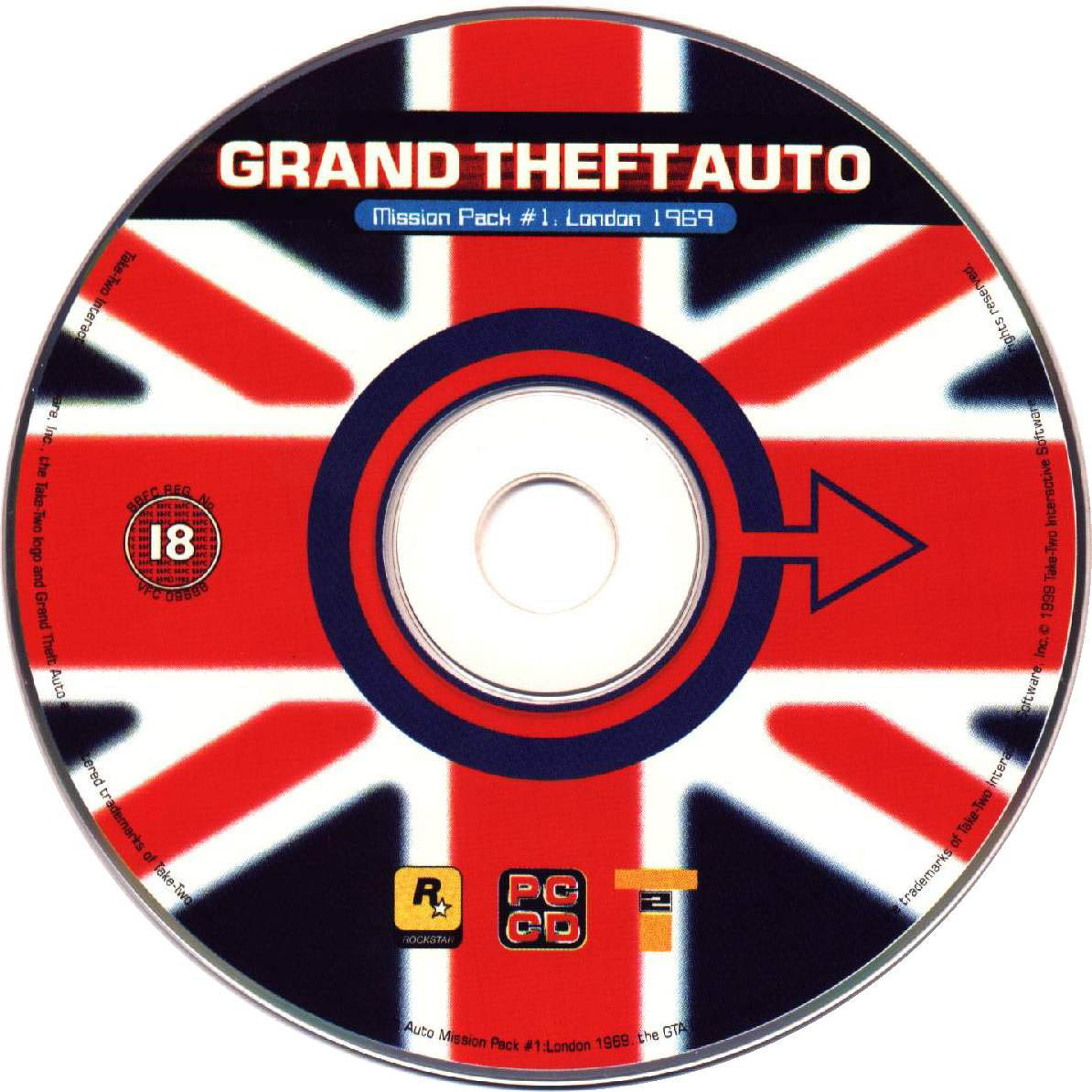 Grand Theft Auto: London 1969 - CD obal