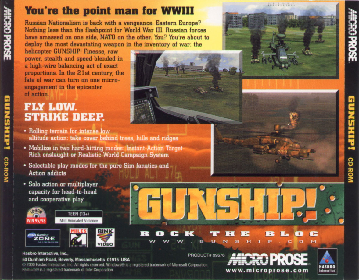 Gunship! - zadn CD obal