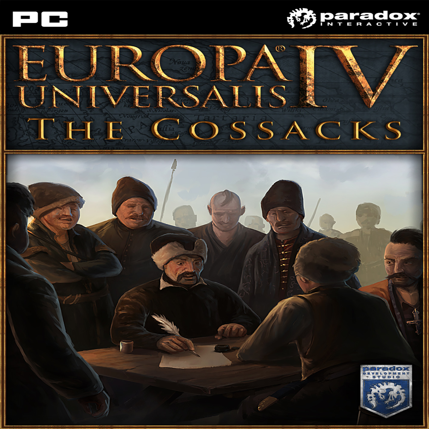 Europa Universalis IV: The Cossacks - predn CD obal