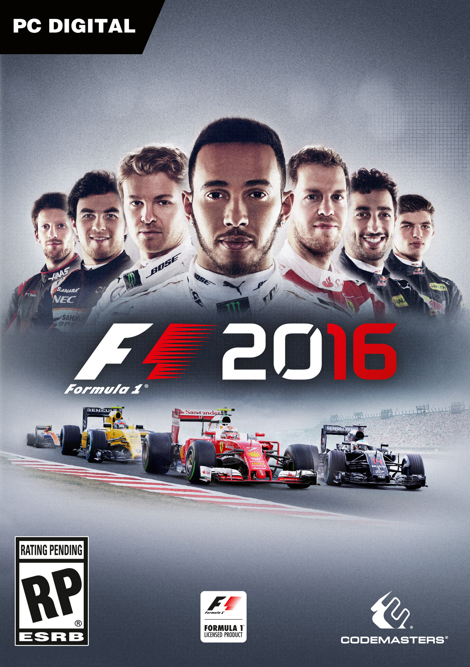 F1 2016 - predn DVD obal