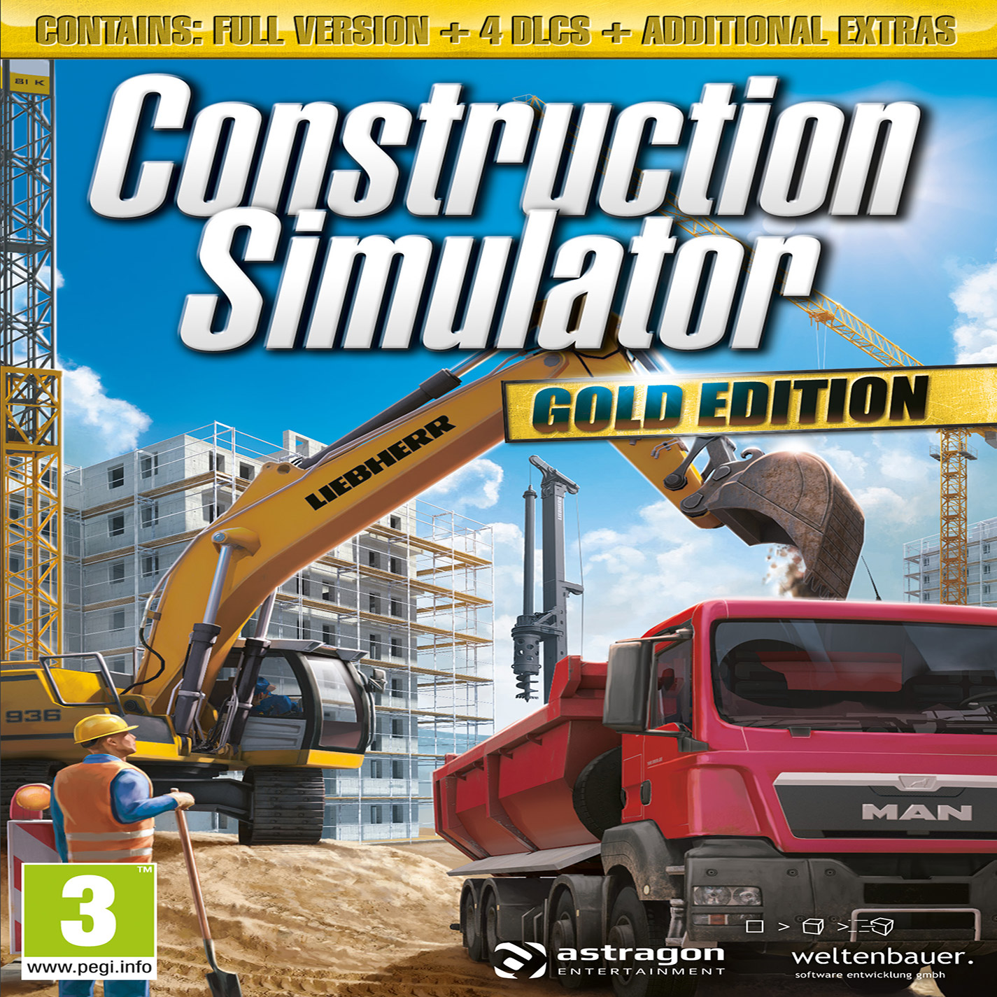 Construction Simulator: Gold Edition - predn CD obal