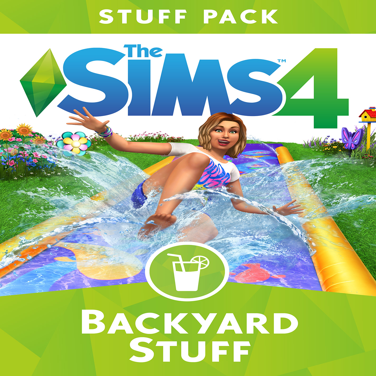 The Sims 4: Backyard Stuff - predn CD obal