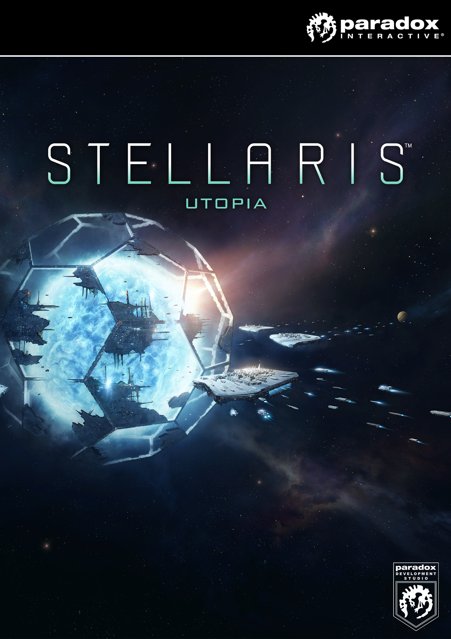 Stellaris: Utopia - predn DVD obal