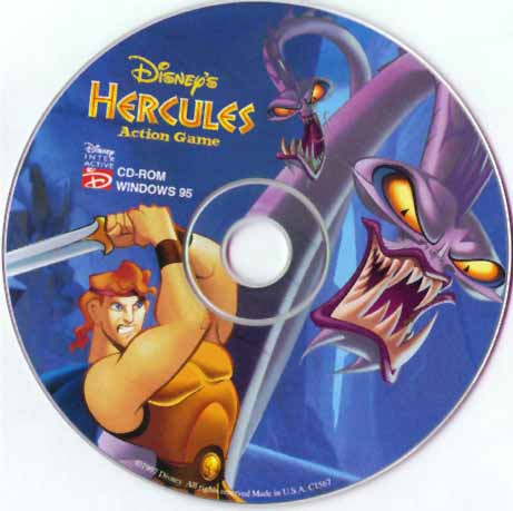 Hercules: The Action Game - CD obal
