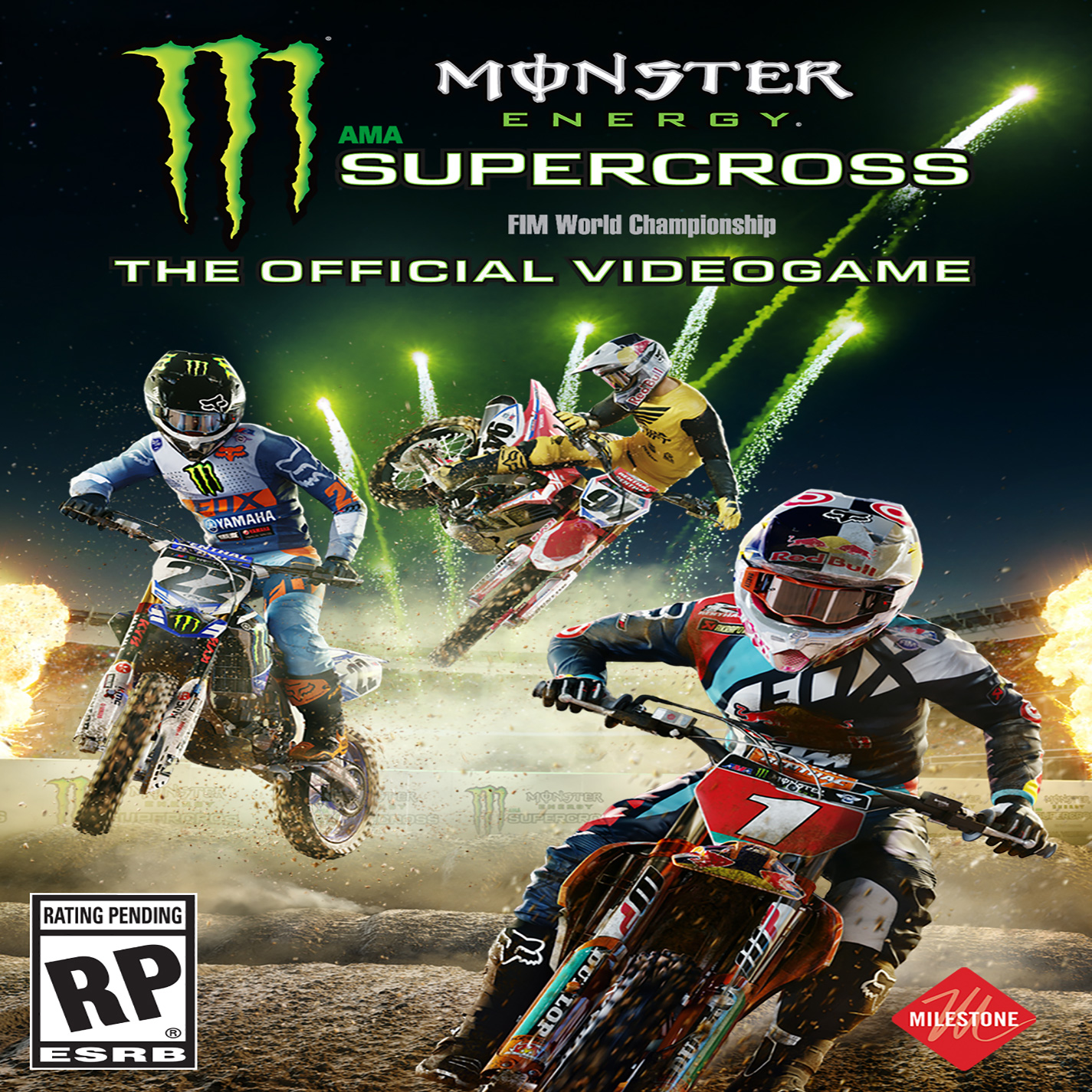 Monster Energy Supercross - The Official Videogame - predn CD obal