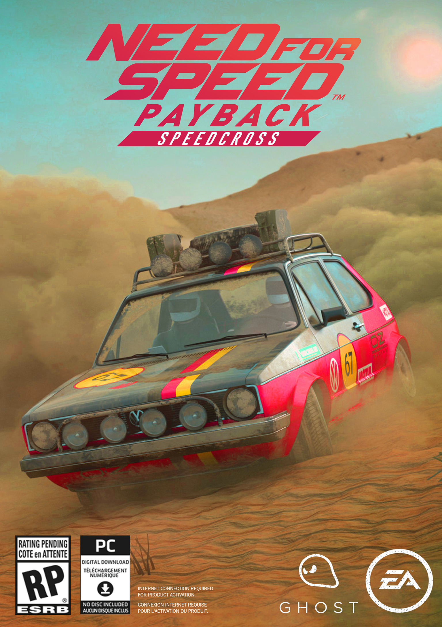 Need for Speed Payback: Speedcross - predn DVD obal