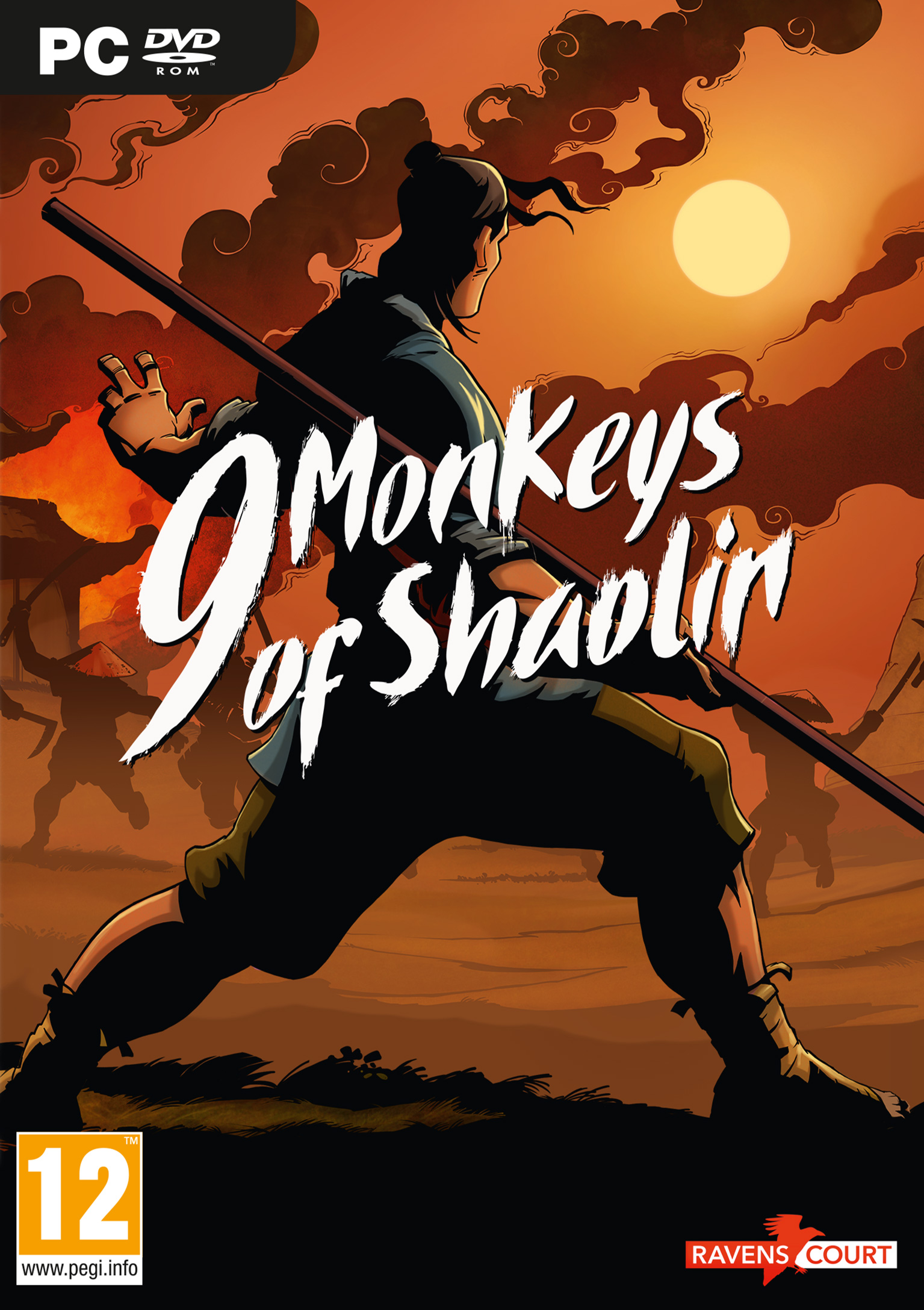 9 Monkeys of Shaolin - predn DVD obal