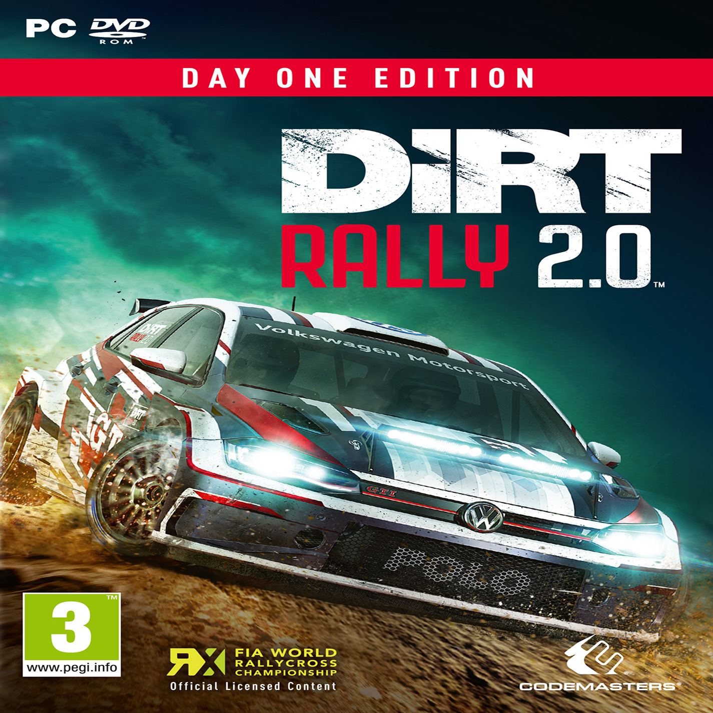 Dirt Rally 2.0 - predn CD obal