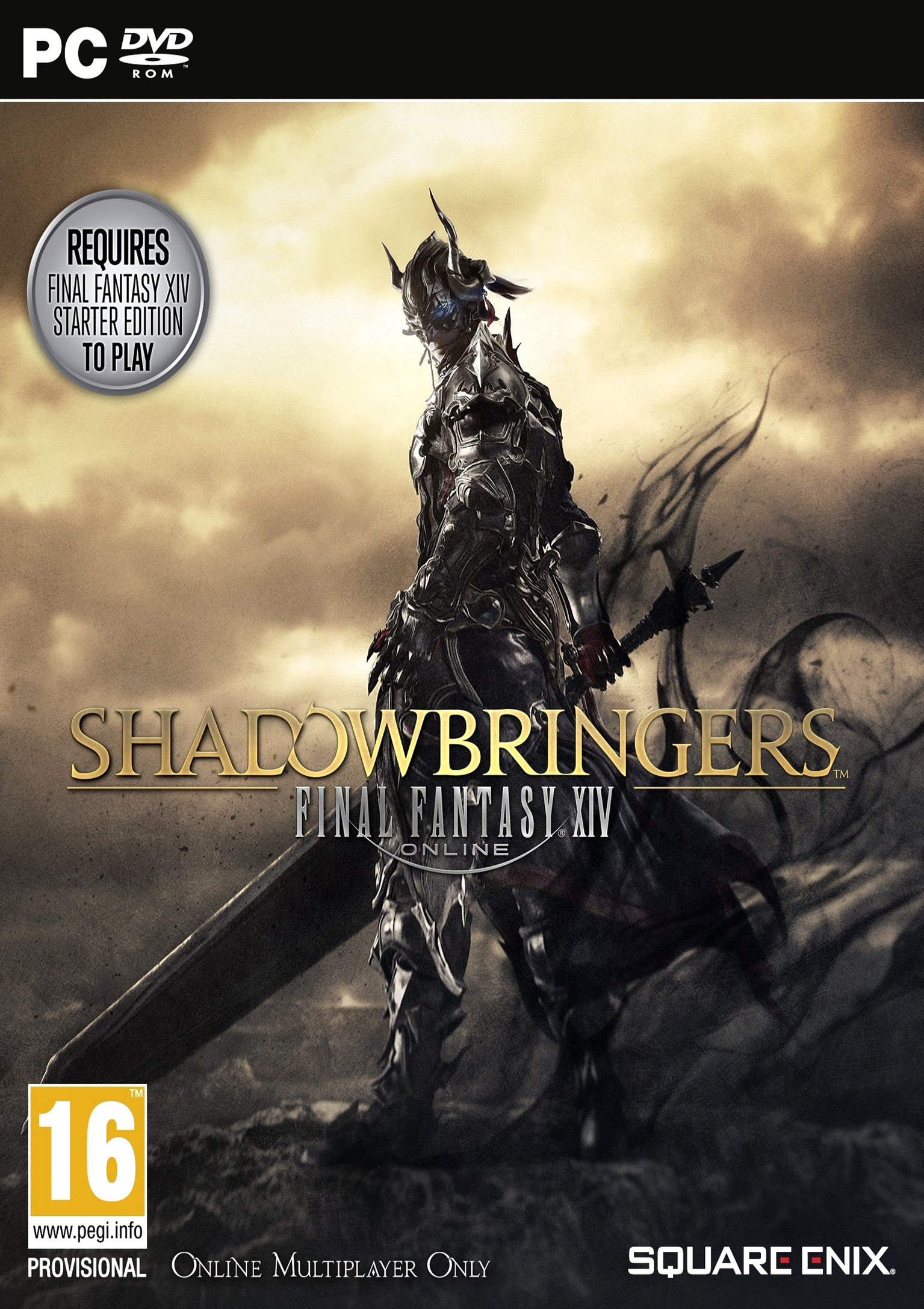Final Fantasy XIV: Shadowbringers - predn DVD obal