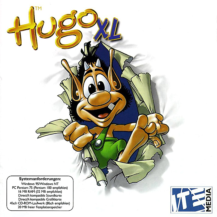 Hugo XL - predn CD obal