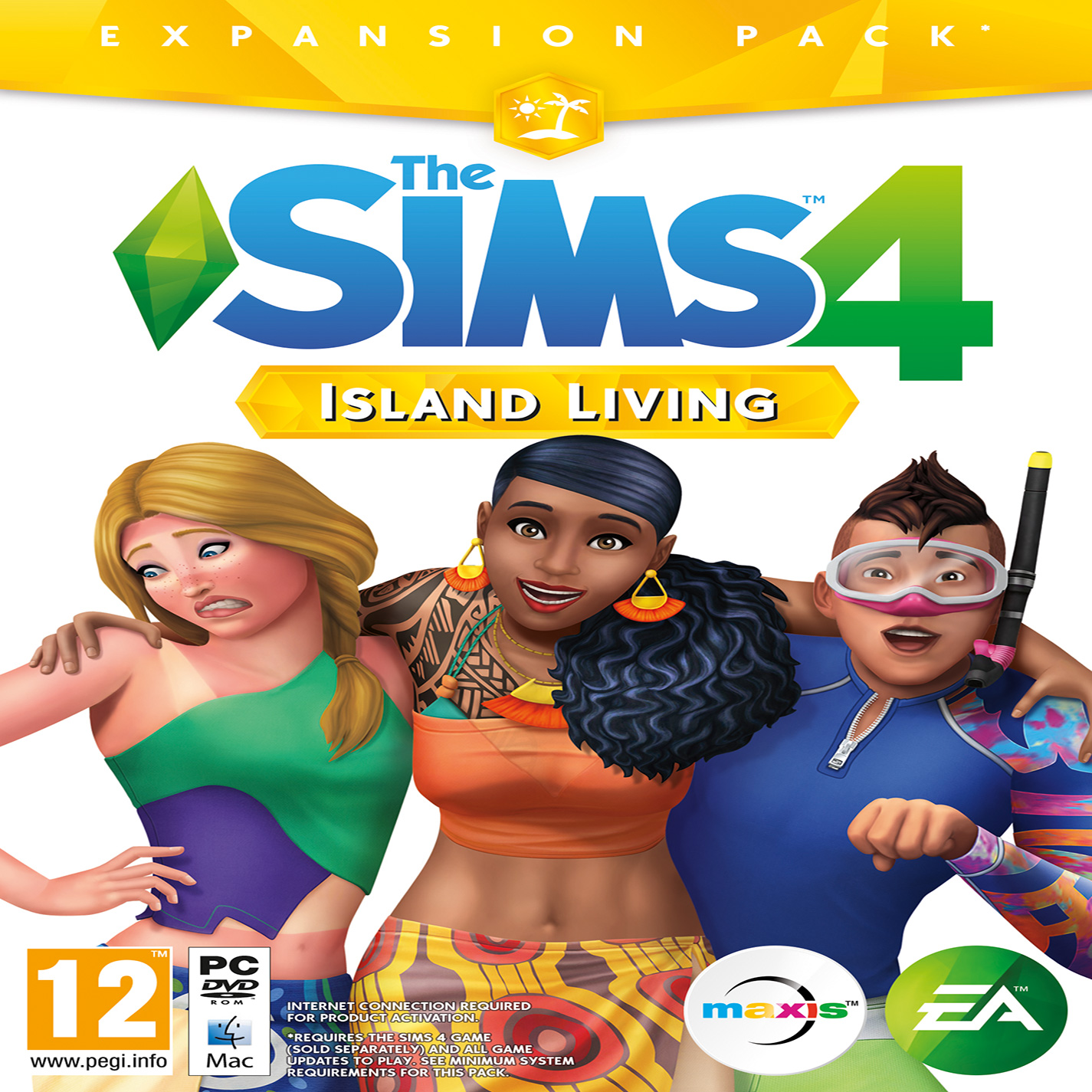 The Sims 4: Island Living - predn CD obal
