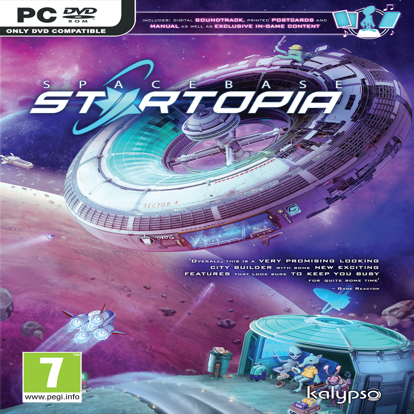 Spacebase Startopia - predn CD obal