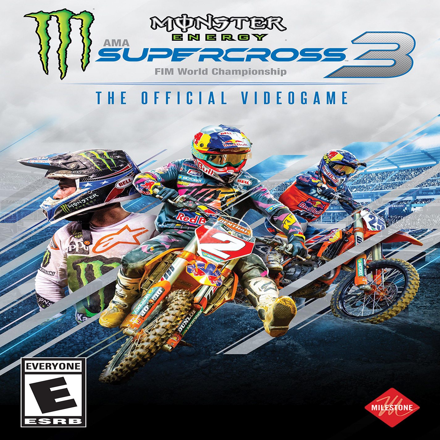 Monster Energy Supercross 3 - The Official Videogame - predn CD obal